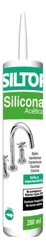 Silicona Acetica  Color Plomo