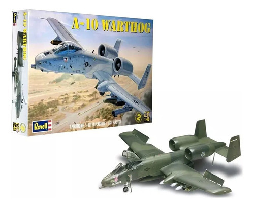 Kit P/ Montar Revell Avião A-10 Warthog 1/48 165 Peças 15521
