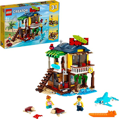 Lego Creator 3 En 1 Surfer Beach House 31118 