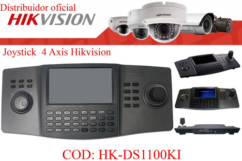 Joystick Ip Cctv 4 Axis Hikvision Para Ptz Dvr Nvr Ds1100ki