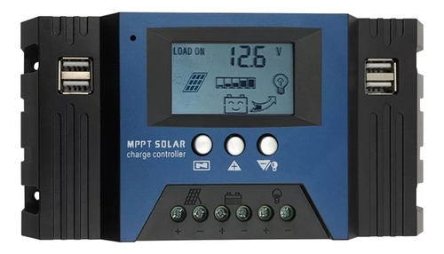 Controlador De Carga Solar 100a Mppt 12/24 V Con Enfoque Aut