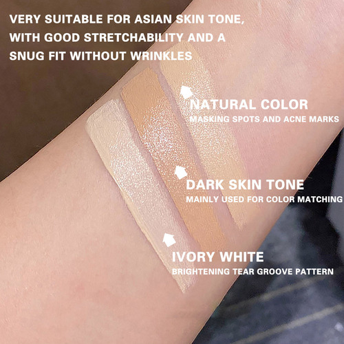 Correctores Tricolores Para Maquillaje Facial Con Pincel