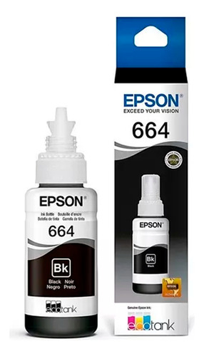 Kit 4 Botellas De Tinta Epson 664 Original L555 L355 L575
