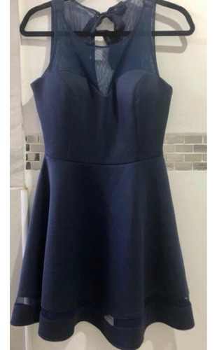 Vestido Azul Marino Para Mujer Noshe