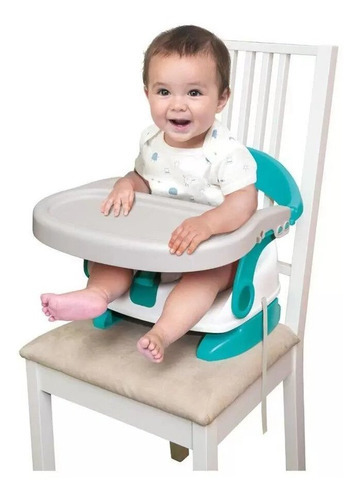 Winfun Cadeira De Alimentação Portátil Com Alça Yes Toys Cor Branco Liso