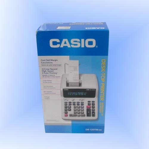 Impresora De Escritorio Casio Dr-120tm-we