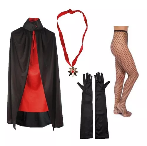 Fantasia Halloween Feminina Vampira