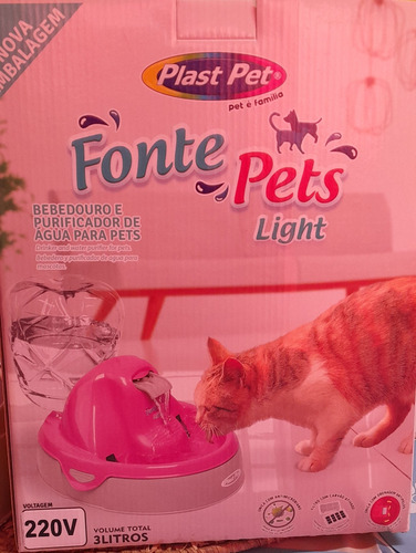 Fuente De Agua Para Gatos Y Perrros 3 Lt.