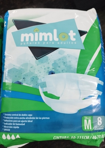 Pañales Para Adultos  Talla M Mimlot 