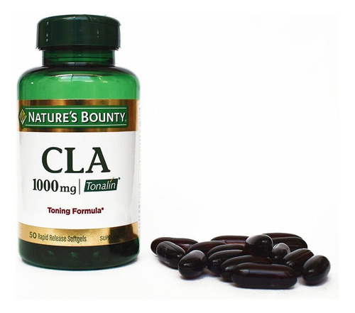 Suplemento En Cápsulas Nature's Bounty Cla 1000mg Ácido Linoleico Conjugado En Pote De 0ml 50 Un