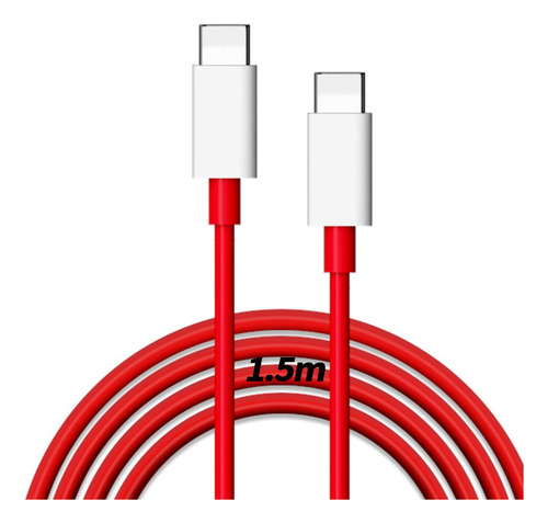Cabo De Carregador Rápido Duplo Tipo C De 65 W Para Oneplus