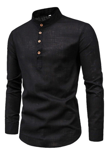 Camisa De Manga Larga Para Hombre, Ropa Informal De Negocios