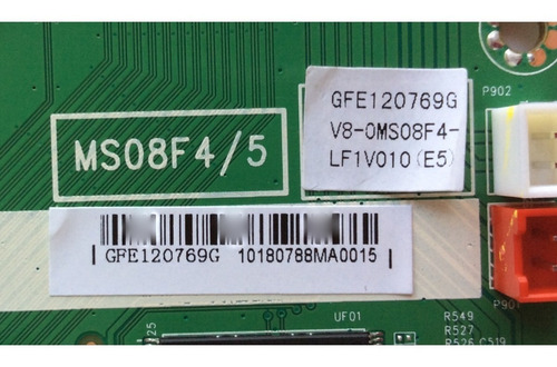 Main Tcl Gfe120769g / 40-ms08f6-maa2hg / V8-0ms08f4-lf1v010 (Usado)