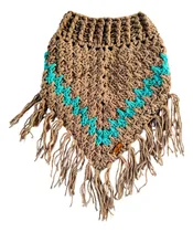 Comprar Bufandas Mujer Cuellos Tejidos Crochet En Pico Con Flecos
