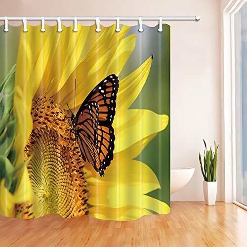 Cortinas De Baño Cortinas De Ducha Diseño De Girasol