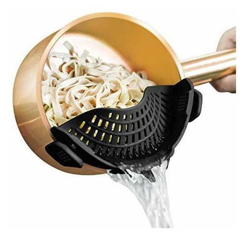 Colador De Silicona Para Ollas Y Sartenes, Clip On Auoon -