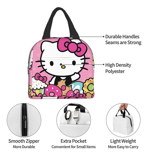 Lunch Box Large Capacity Lunch Bag Cute Insulated Bento Lunc