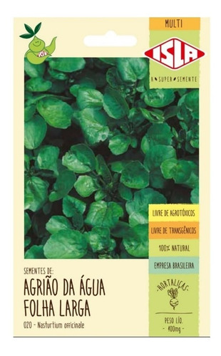Sementes De Agrião Da Água Folha Larga