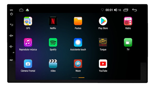 Kit Multimidia Punto Linea 13/17 Aikon Core Red 7p 2gb 64gb