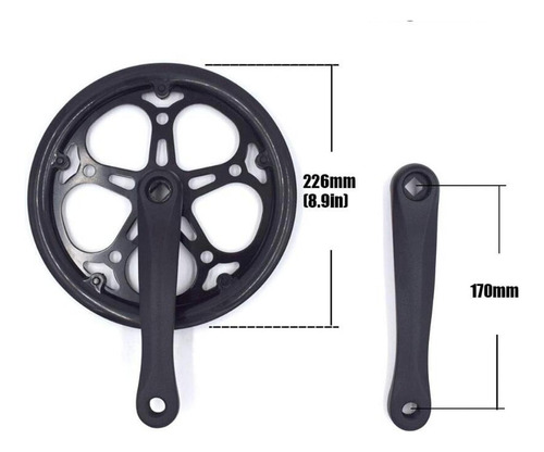 Juego De Bielas Para Bicicleta, Plato Único, Juego De Brazo