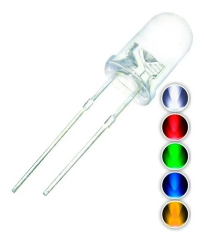 Leds 3 Mm Colores Surtidos Diodo Emisor De Luz 50 Unidades