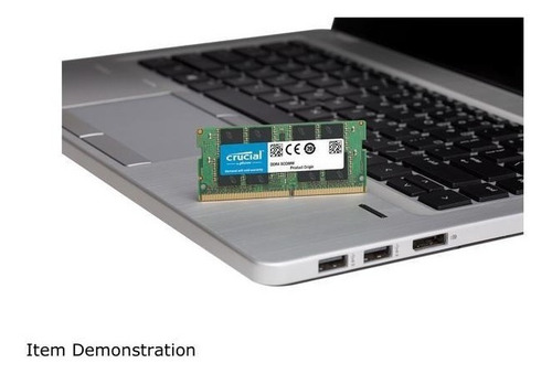 Imagen 2 de 5 de Memoria Ram Crusial Para Laptops Ddr4 16 Gb 3200 Mhz