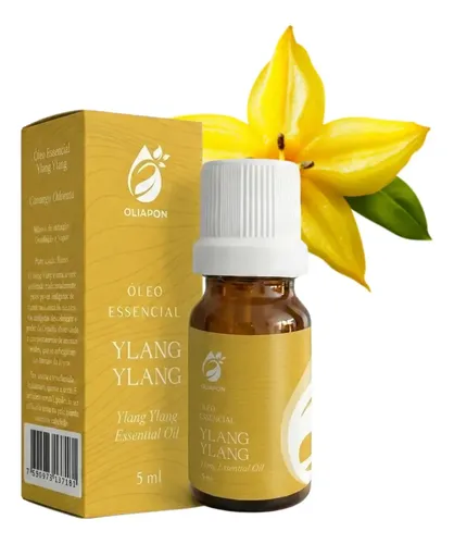 Óleo Essencial Ylang Ylang 100% Puro Afrodisíaco 5ml Oliapon — R$ 27,70 em Mercado Livre, 38% OFF