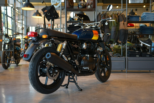 Royal Enfield Interceptor - Barcelona Blue Financiada