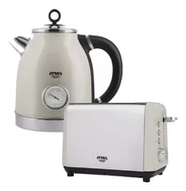 Comprar Combo Vintage Pava Electrica Atma 1,7 Lts + Tostadora Atma