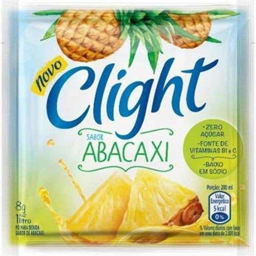 Refresco/suco Clight Em Pó Sabor Abacaxi 8g -cx 30 Unid