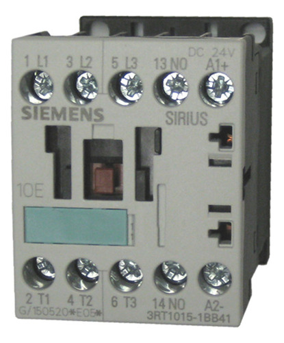 Contactor 3x7 Amperios  Bobina  24vdc Siemens 3rt1015-1bb41