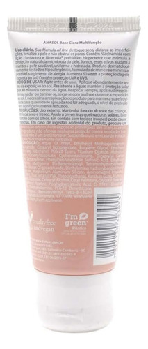Base Multifunção Clareador Anasol Clara Fps 60 60g - Dahuer