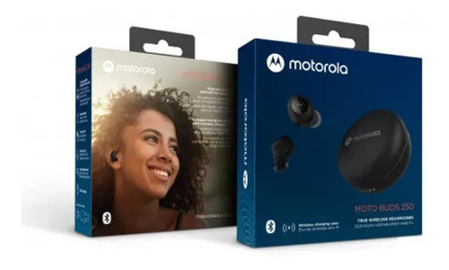 Imagen 6 de 7 de Audifonos Motorola Motobuds 250 In Ear Bluetooth Tws Negro