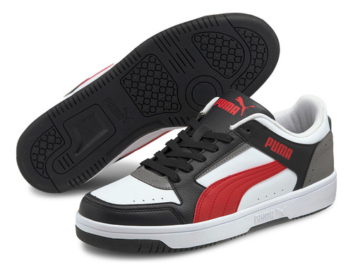 Zapatilla Puma Rebound Joy Neg-bla-roj Hombre Negro