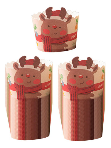 2 X 100x Tazas De Papel Para Hornear Muffins, Alce