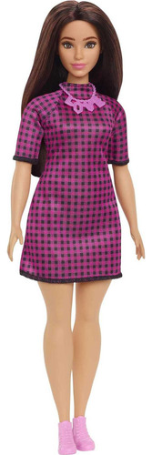 Barbie Fashionistas - Muñeca #188 Con Forma Curva, Cabello.