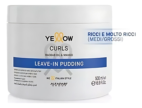 Leave In Pudding Yellow Curls Rizos