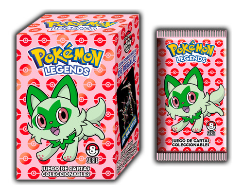 Pokemon Legends Mazo De Cartas Serie 8 + 20 Sobres -original