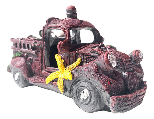 (1 #mold) Simulación De Coche Destrozado, Paisaje, Decoració