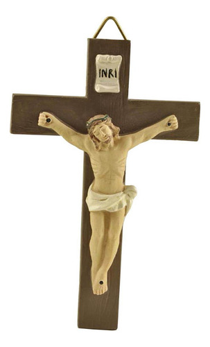 Jesús En Resina Pared Crucifijo Hogar Escritorio