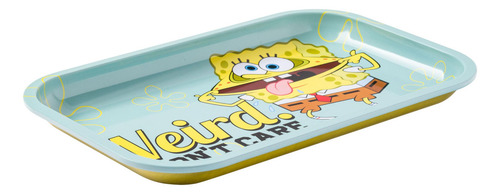 Bandeja De Lata Bob Esponja Weird Don T Care 28,7 X 18,7 Cm