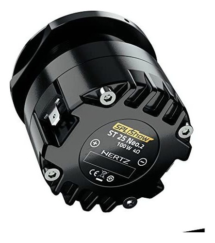 Hertz Spl Show Series St-25k-neo - Tweeters De Compresión De Alta Eficiencia De 1 Pulgada Con Rejillas Y Cruces