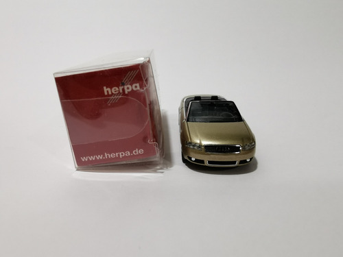 Herpa Audi A4 Cabrio Coleccion Germany A Escala 1/87 Dorado (Usado)