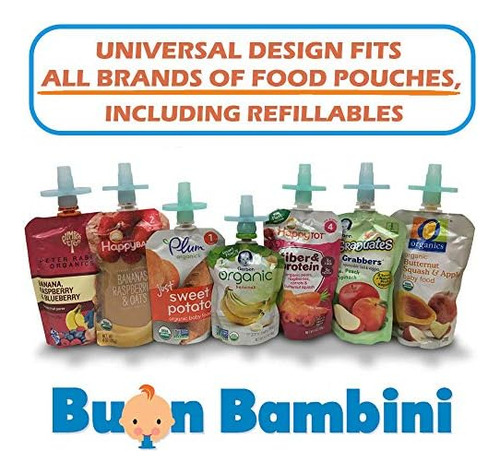 Bolsas De Comida Para Bebé Buon Bambini Soft Sip 100 Uds