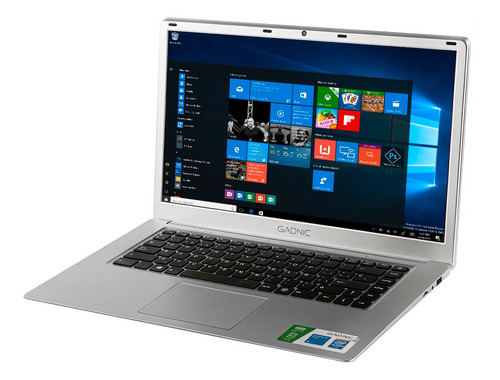 Notebook Gadnic Cloudbook Intel 4gb Windows 10 + Accesorios Color Gris