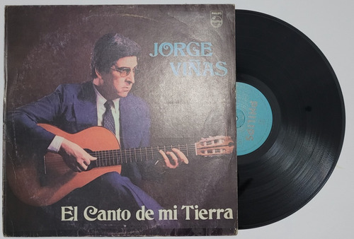 Jorge Viñas El Canto De Mi Tierra Vini Lp 1984 Cuyo Folklore