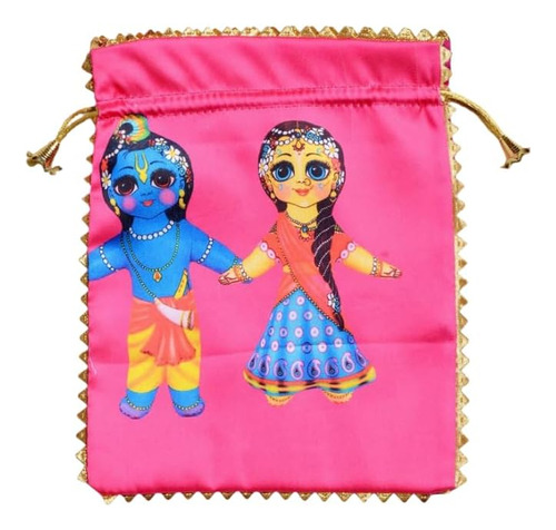 Bolsa Anuvan Siente El Utsav Radha Krishna 