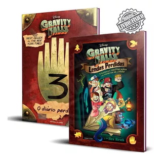 Kit Gravity Falls Diário 3 + Lendas Perdidas - Lacrado Novo