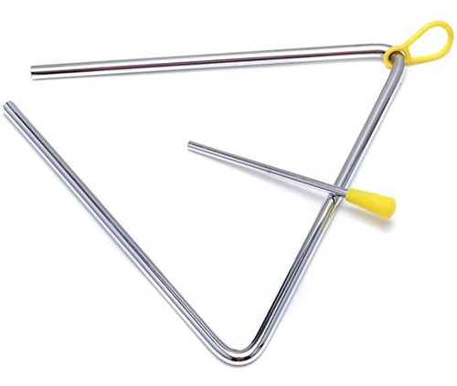 Imagen 4 de 7 de Instrumento De Percusión Triangular De Acero Musical De 8 .