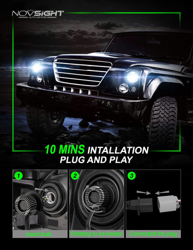 Faros Delanteros Led H4 9003 Hb2, 100 W, 20000 Lúmenes...
